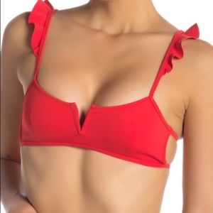 Kendall + Kylie V-Neck Bikini Top